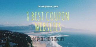 coupon website banner
