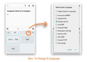 how to change a language