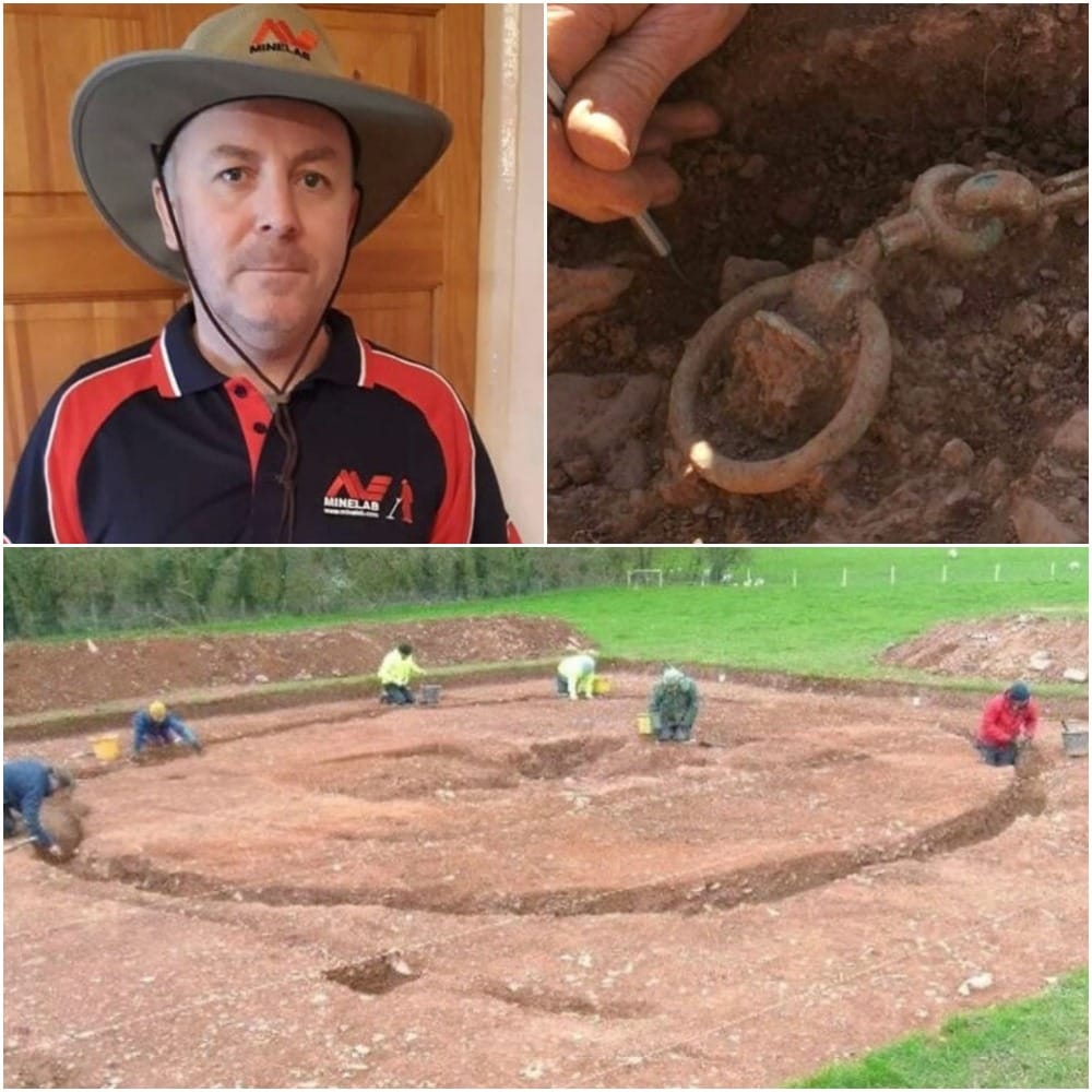 Man Discovers the Buried Chain and Continues Pulling It, Unable to Believe What He Found